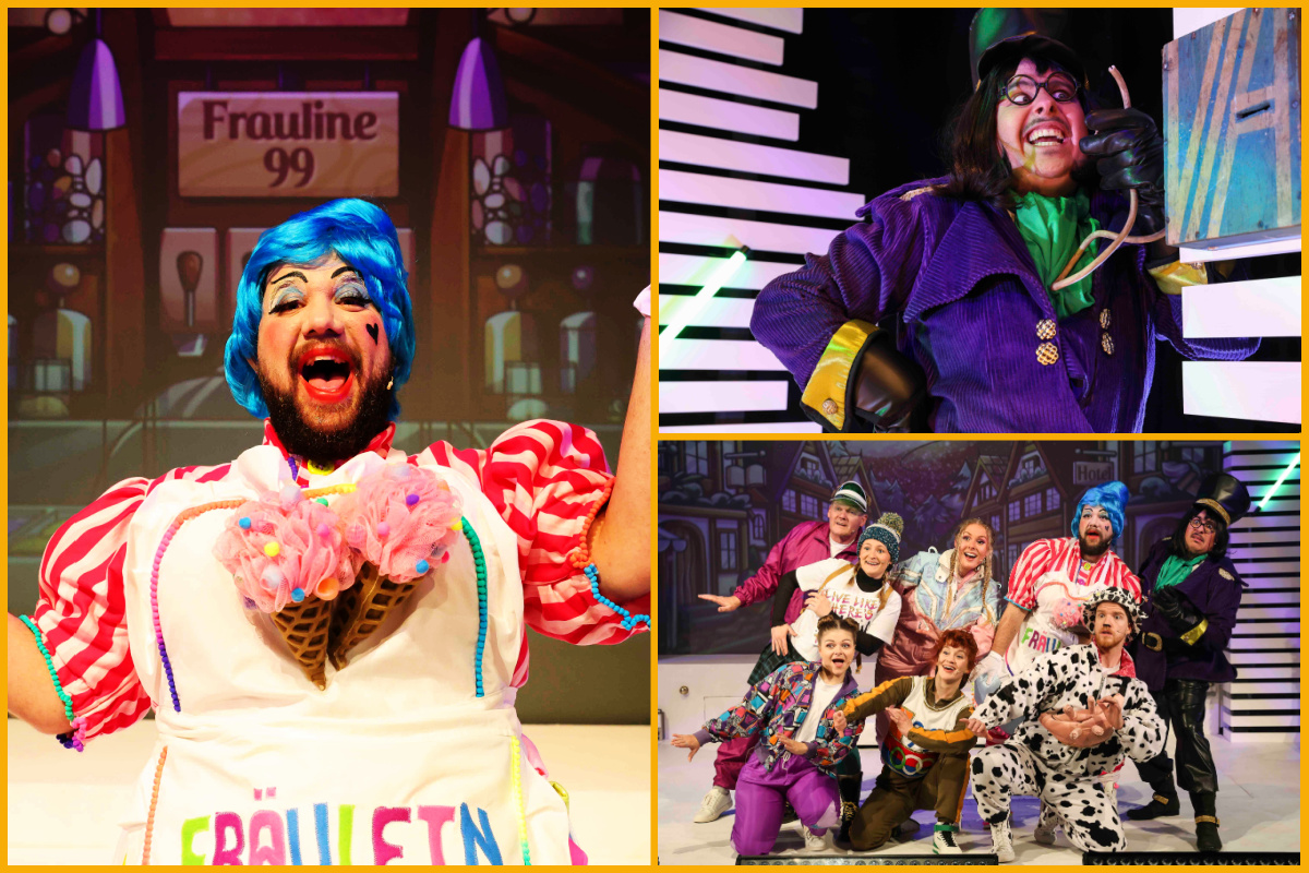 Images from the Jack and the Beanstalk Pantomime at Cheltenham Playhouse